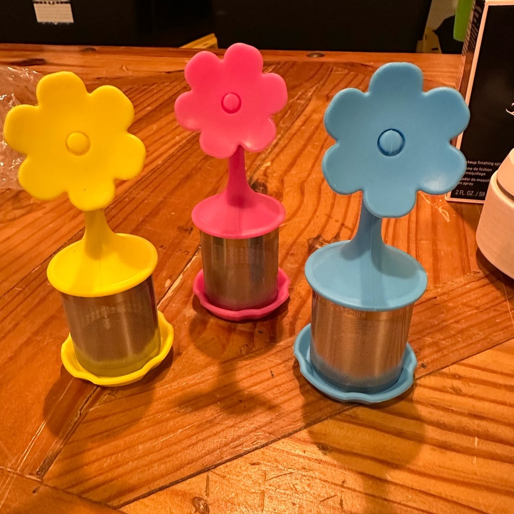 Colorful Flower Tea Infuser Set